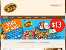 Tablet Screenshot of helados525.com.ar